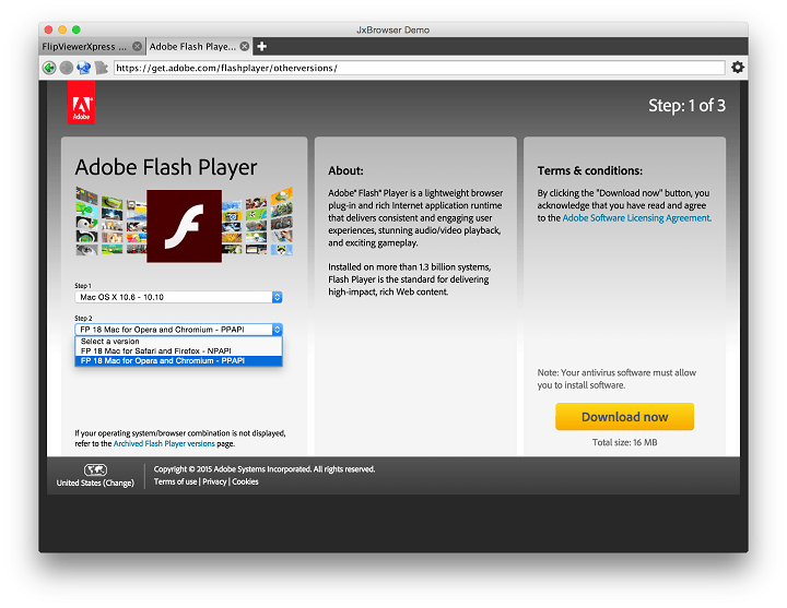 flash player for mac os 10.5.8